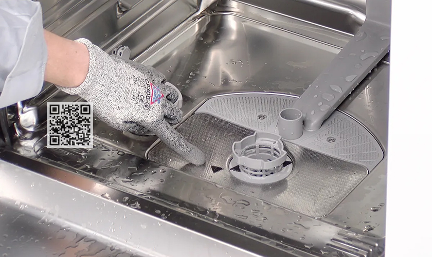 Hướng dẫn cách vệ sinh máy rửa bát Bosch chi tiết từ A - Z 27 Lắp lại bộ lọc