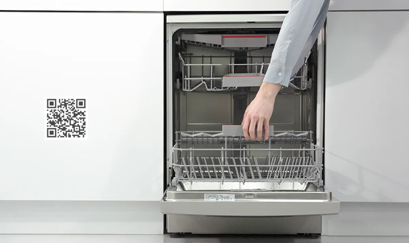 Hướng dẫn cách vệ sinh máy rửa bát Bosch chi tiết từ A - Z 28 Lắp lại rọ lọc và sử dụng