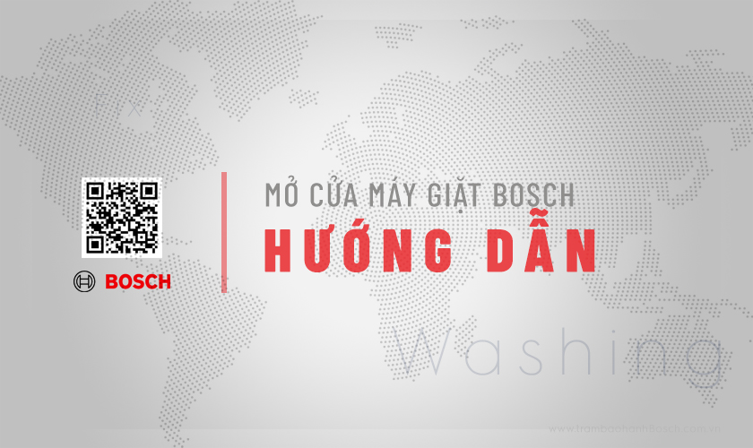 Hướng dẫn cách mở cửa máy giặt Bosch chi tiết từ chuyên gia 5 Hướng dẫn cách mở cửa máy giặt Bosch chi tiết từ chuyên gia của Trạm bảo hành Bosch Home Vn