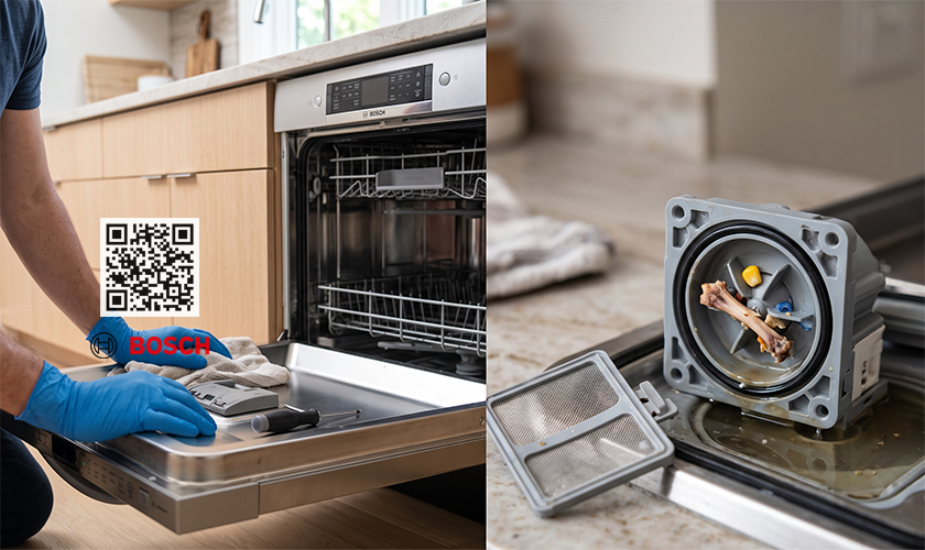 Lỗi E20 máy rửa bát Bosch: Nguyên nhân & Cách sửa 5 4 nguyên nhân máy rửa bát Bosch báo lỗi E20